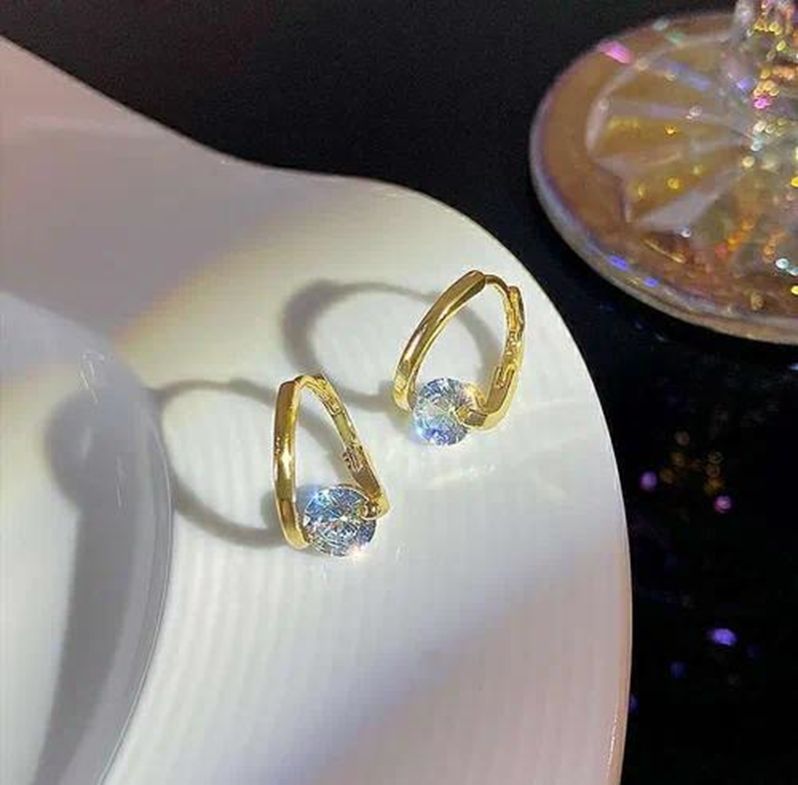 Luxurious Sparkling Crystal Earring - Evening Party Jewelry