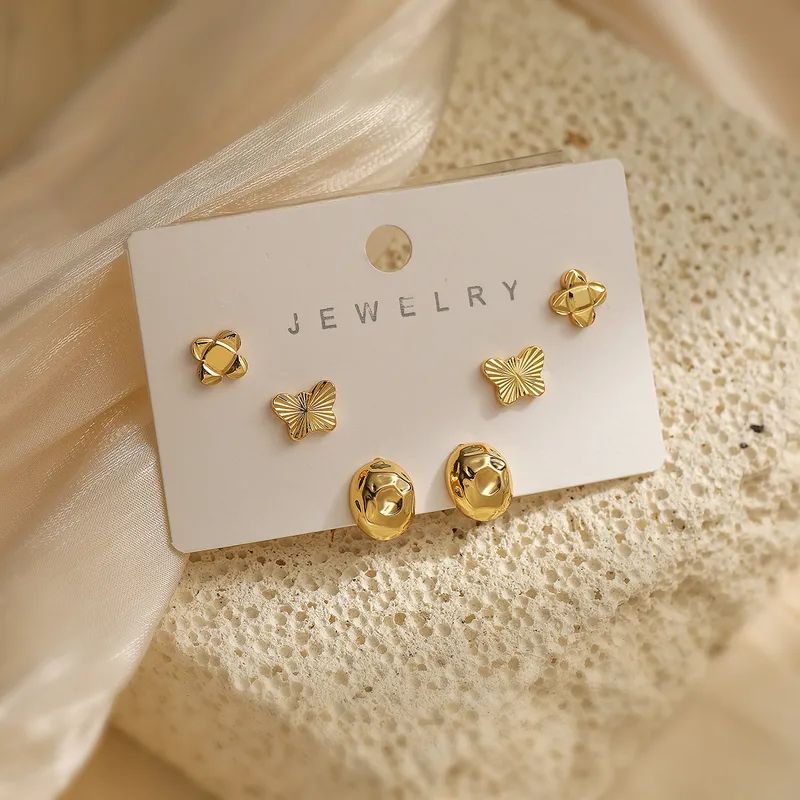 Butterfly Copper Ear Studs