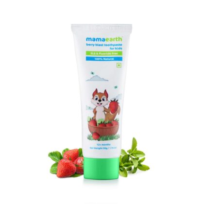 100% Natural Berry Blast Toothpaste for Kids, 50gm
