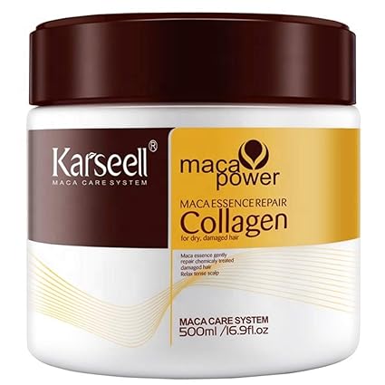 Karseell Collagen Hair Treatment Deep Repair Conditioning Argan Oil Collagen Hair Mask Essence for Dry Damaged Hair