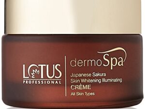 Lotus Professional Dermo Spa Japanese Sakura Skin Whitening and Illuminating Day Creme with SPF20, 50g