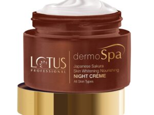 Lotus Professional Dermo Spa Japanese Sakura Skin Whitening and Nourishing Night Creme, 50g