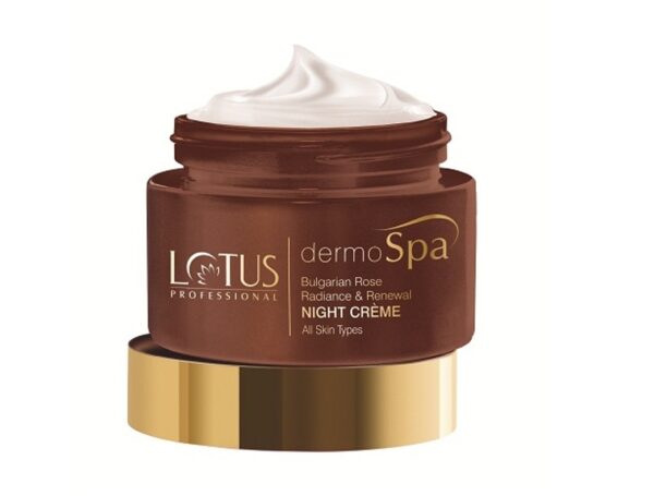 Lotus Professional Dermo Spa Bulgarian Rose Radiance and Renewal Night Creme, 50g