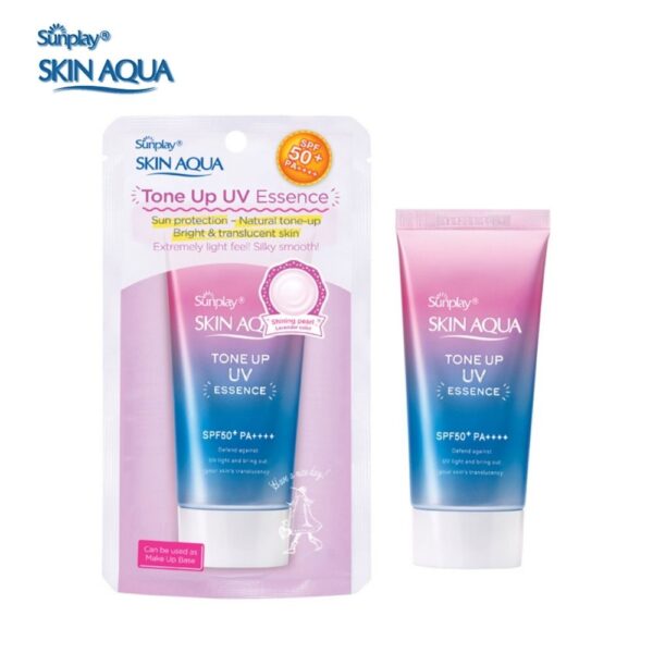 Skin Aqua Tone Up UV Essence Rosy White & Translucent Skin SPF 50+ PA++++ 50g